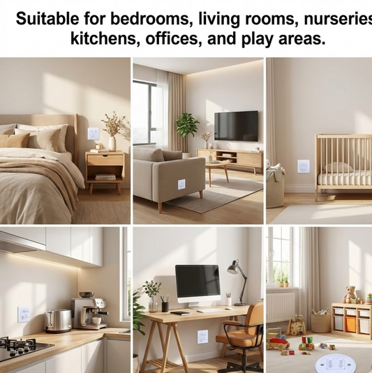 Safety Cover Guards for Electric Socket Plug (Small)