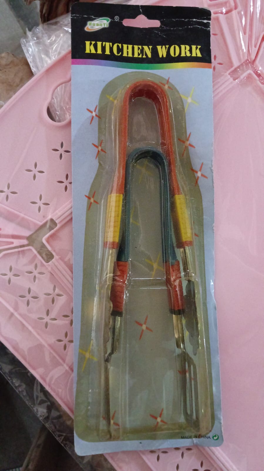 Stainless Steel Multipurpose Utility Tong / Serving Food Tongs (2 Pcs Set)