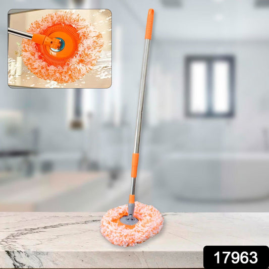 360° Rotatable Ceiling Dust Cleaning Mop for Ceiling Floor Bathroom Kitchen Tile