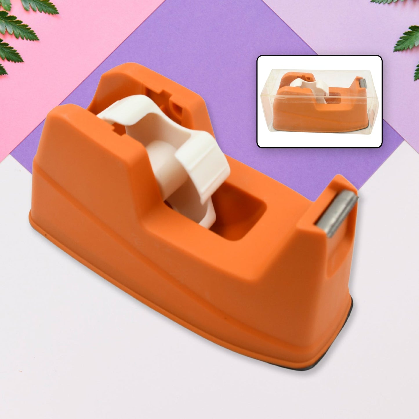 Plastic Tape Dispenser Cutter for Home Office 1 Pc 605 gm