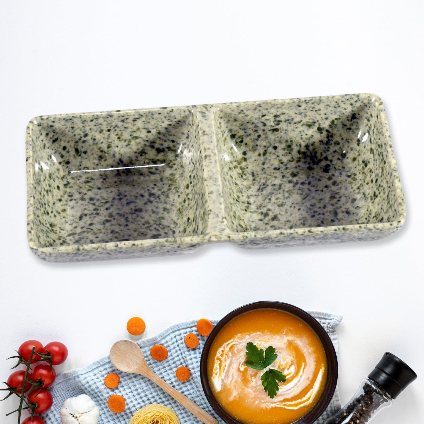 Sunday Funday 6-Piece Tea Set – Platter & Dual Bowl