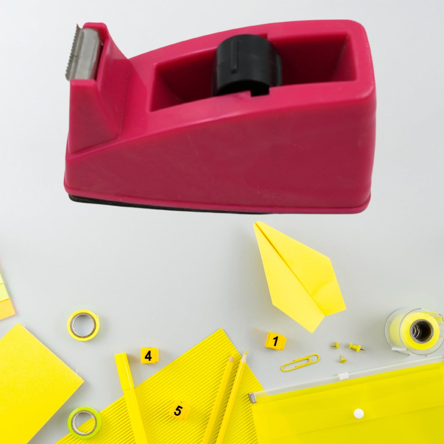 Plastic Tape Dispenser & Cutter for Home, Office & School  (1 pc / B Grade)