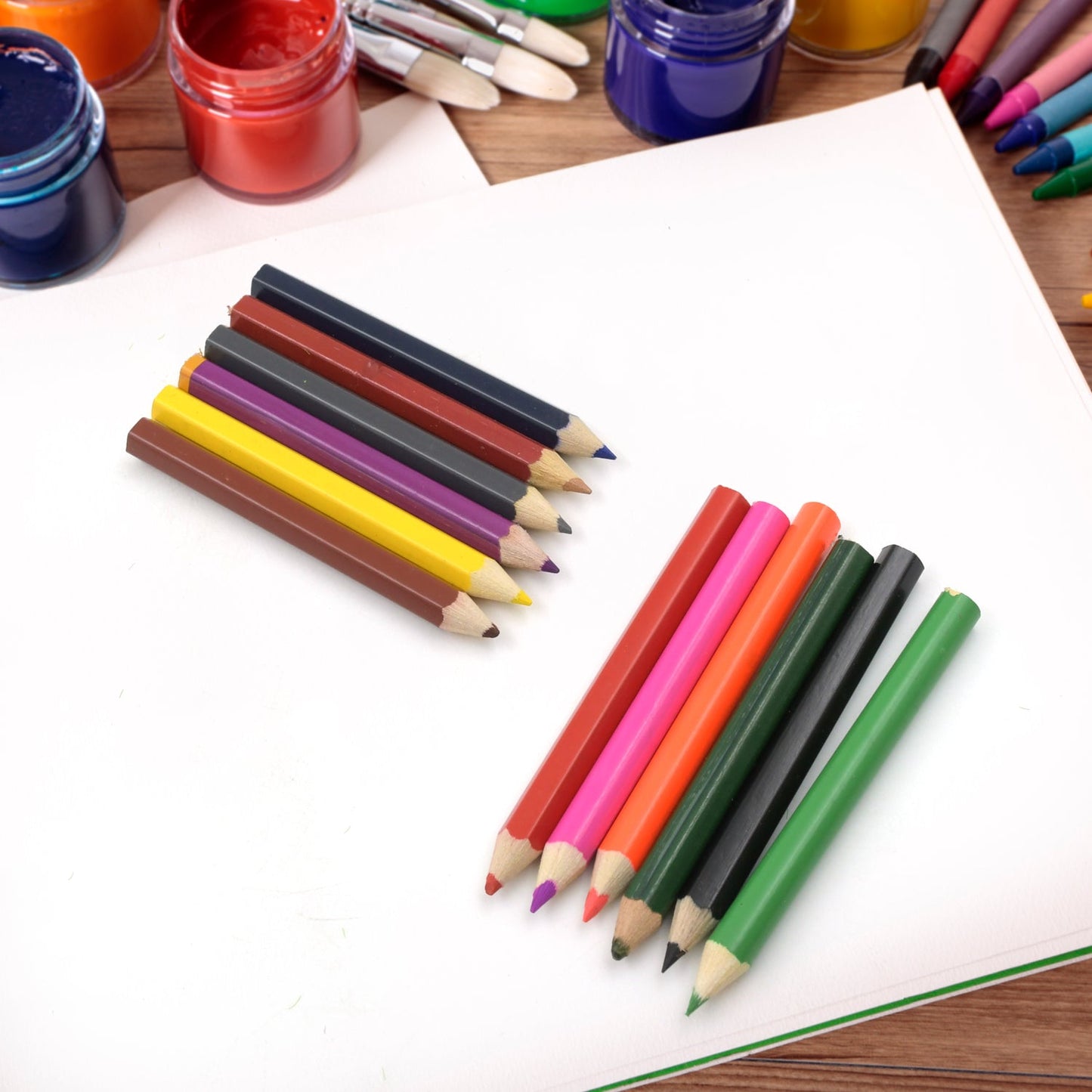 12pcs Colored Pencils With Sharpner Artist Pencils Colored (13 Pcs Set)
