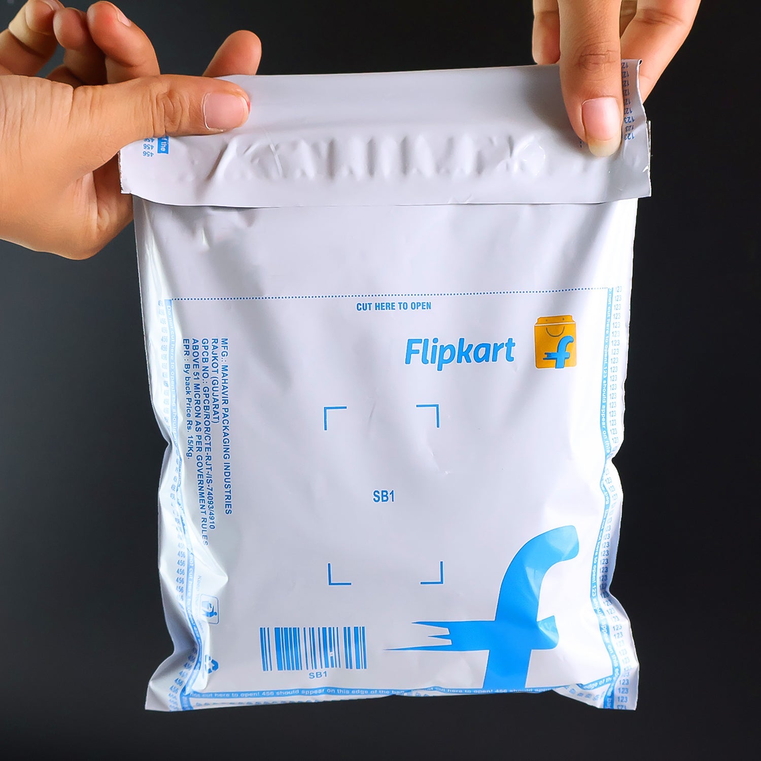 100 Pcs Flipkart Security Courier Bags