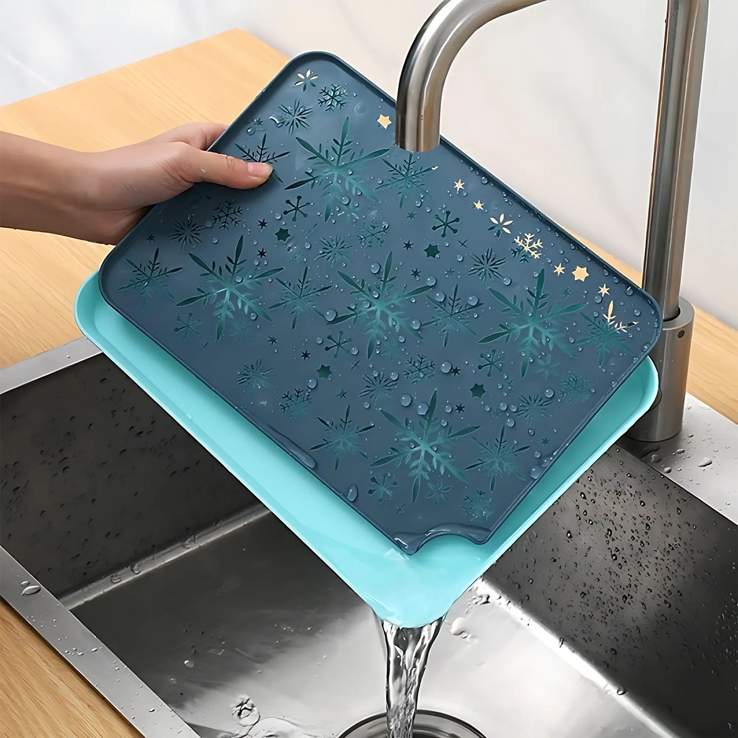 Snowflake Style Drain Tray