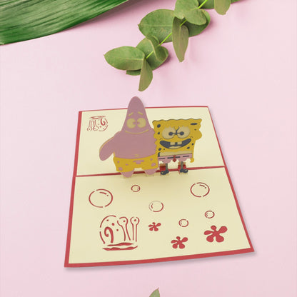 Detailed 3D -up card with intricate birthday decoration