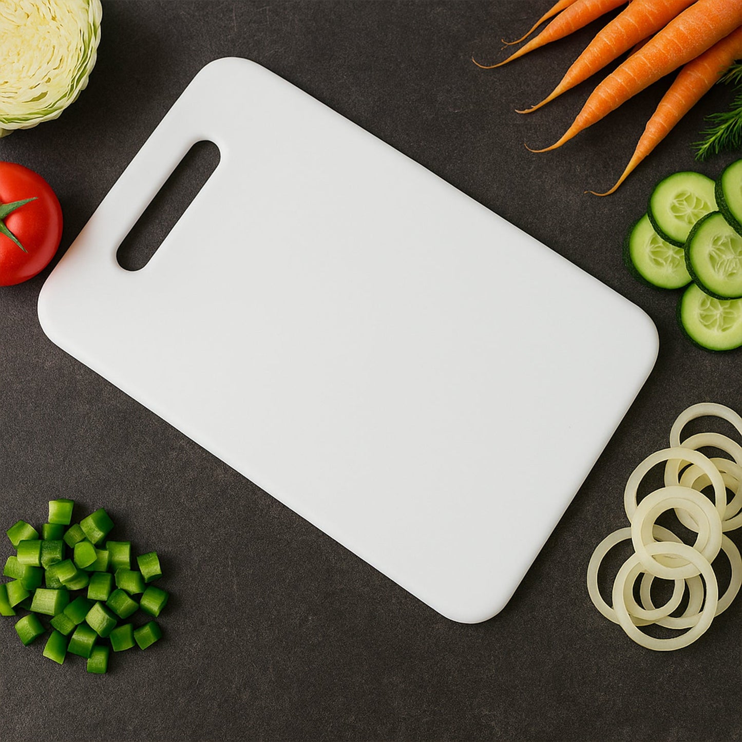 Apex Medium Plastic Chopping Board (36×23 Cm / 1 Pc)