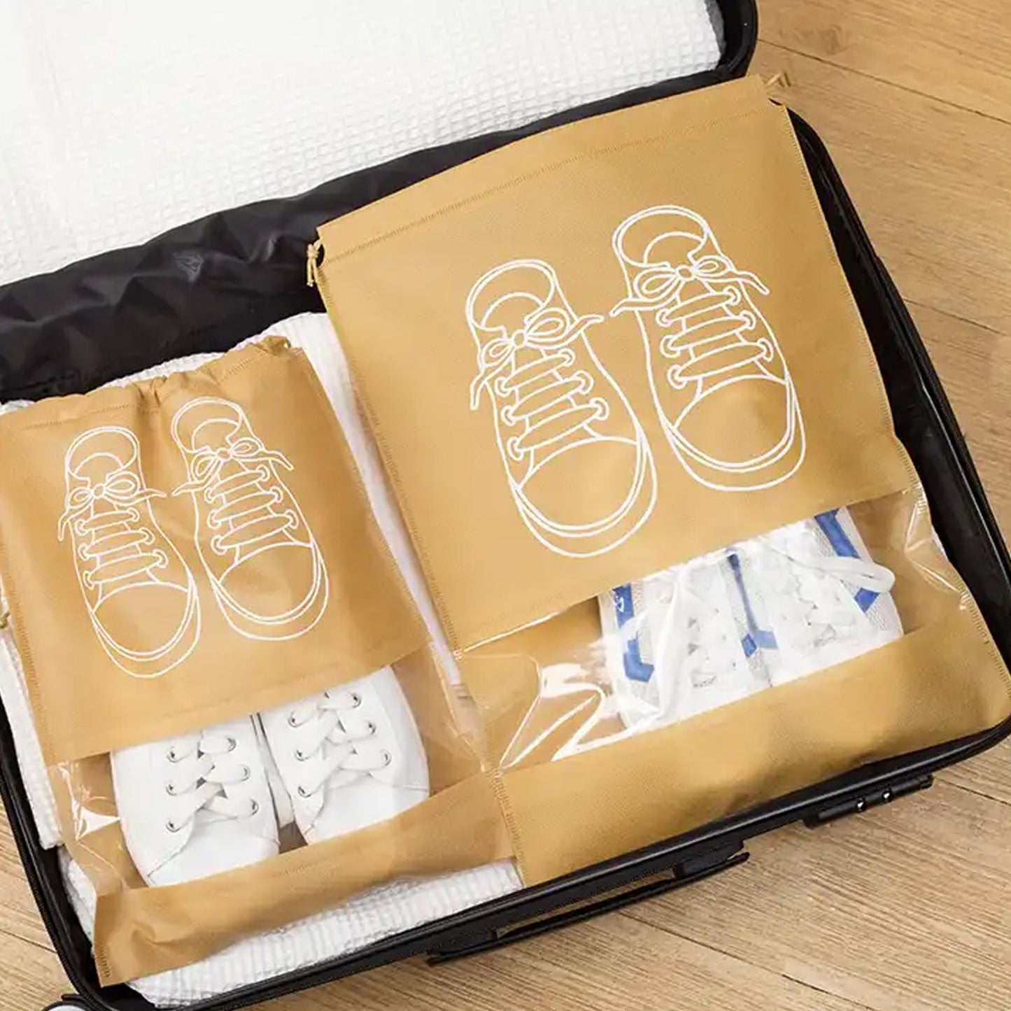 Beach Bag Shoes Storage Bag Closet Organizer (1 Pc )