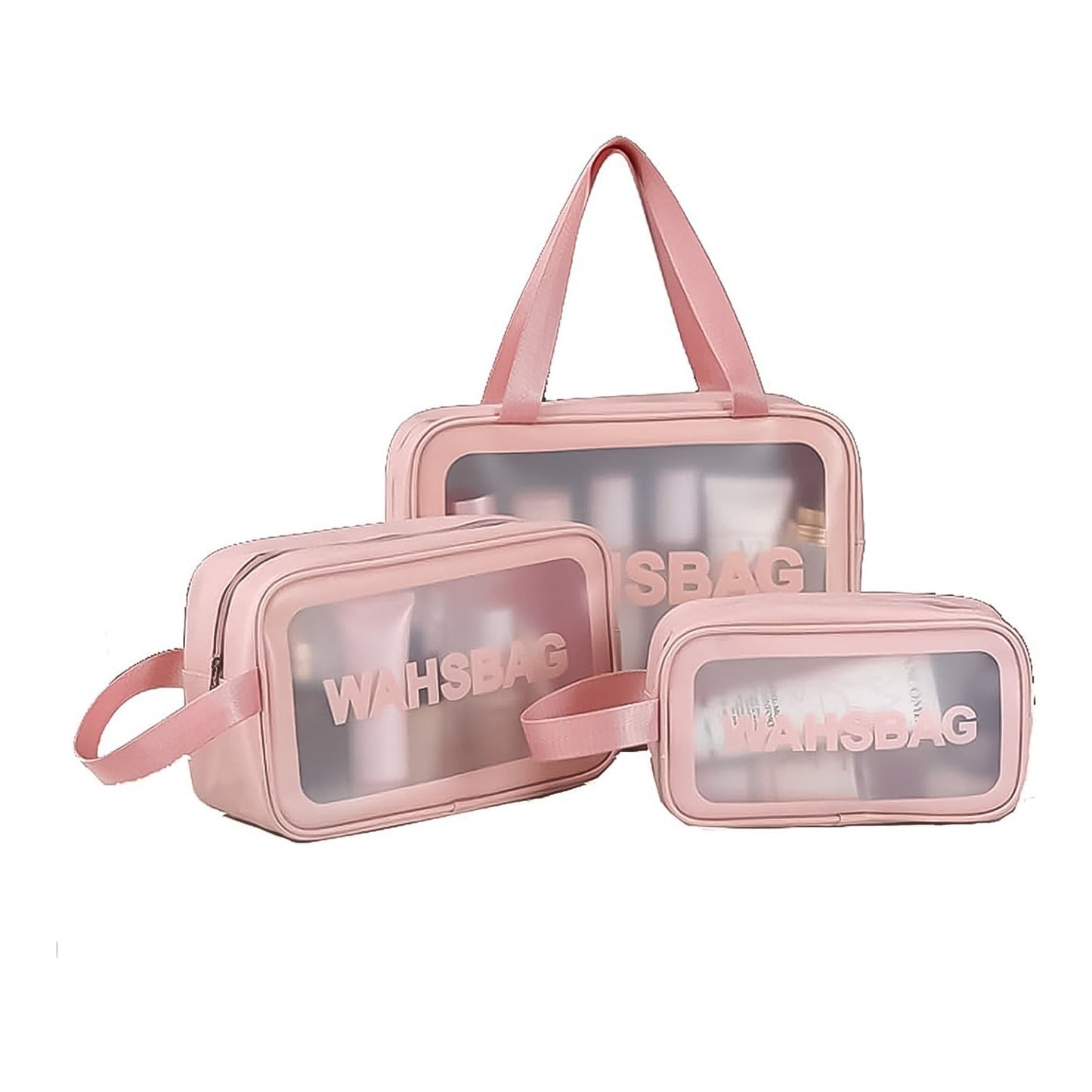 Cosmetic Pouch, Make up Bag for Home & Travel,Accessories Set of 3
