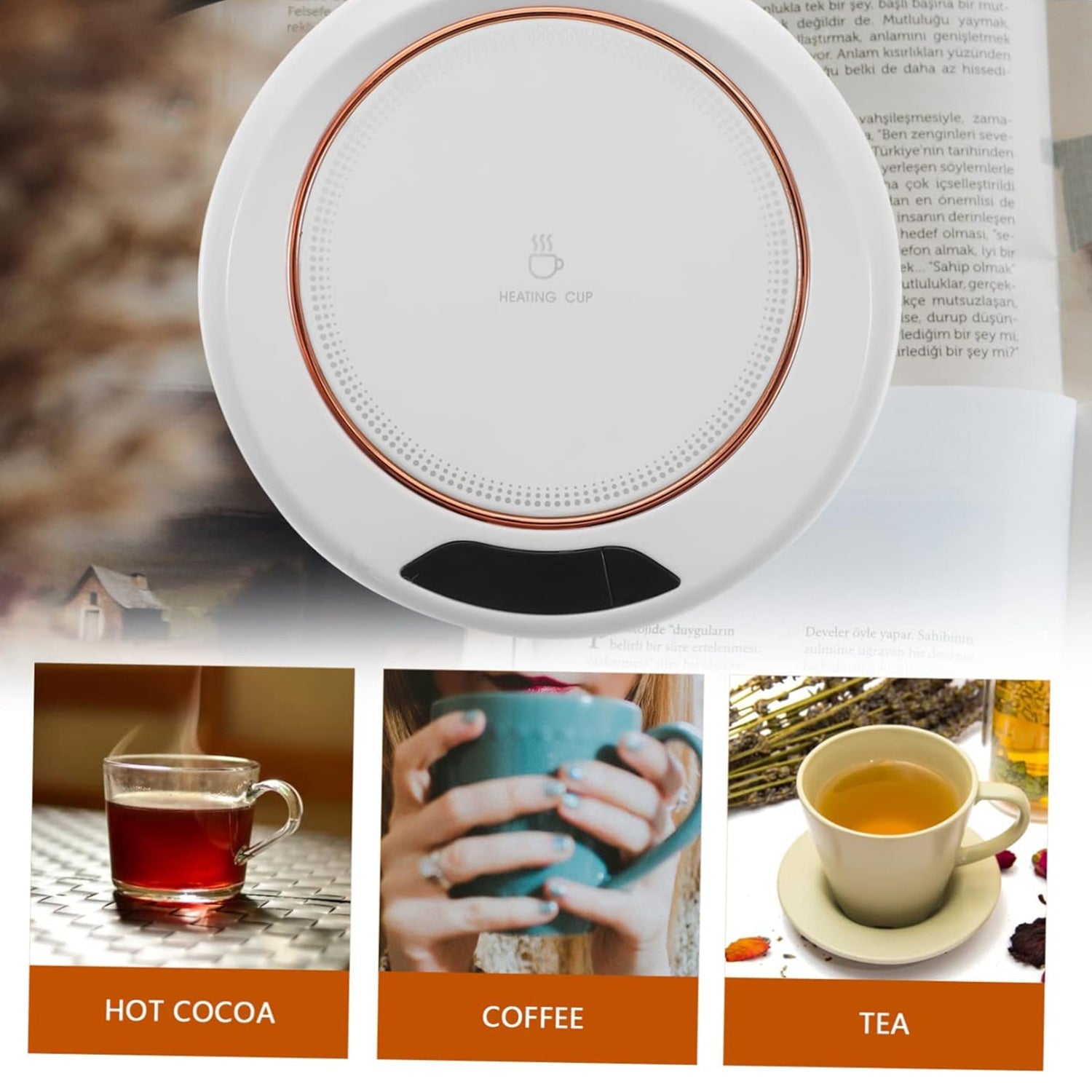 USB heated mug