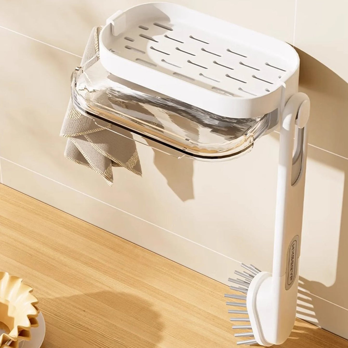 Multi-Function Wall Mounted Cleaning Combo Set (1 Set)