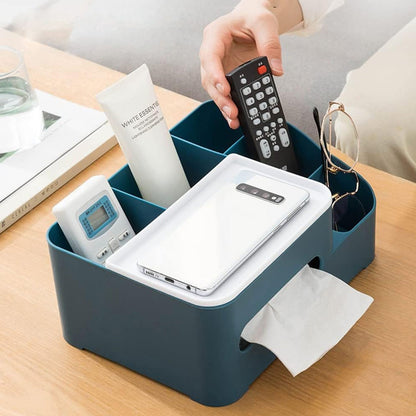 6-Compartment Desk Organizer – Multi-Function Storage  (Home/Office)