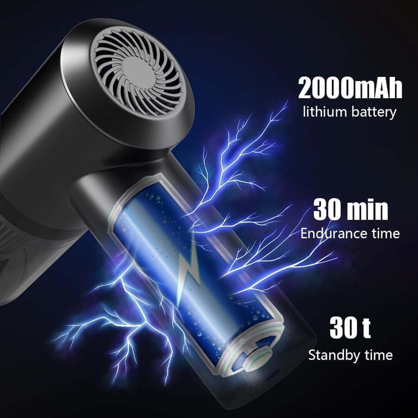 3-in-1 Portable Handheld Vacuum Cleaner for Home & Car Cleaning (1 Pc)