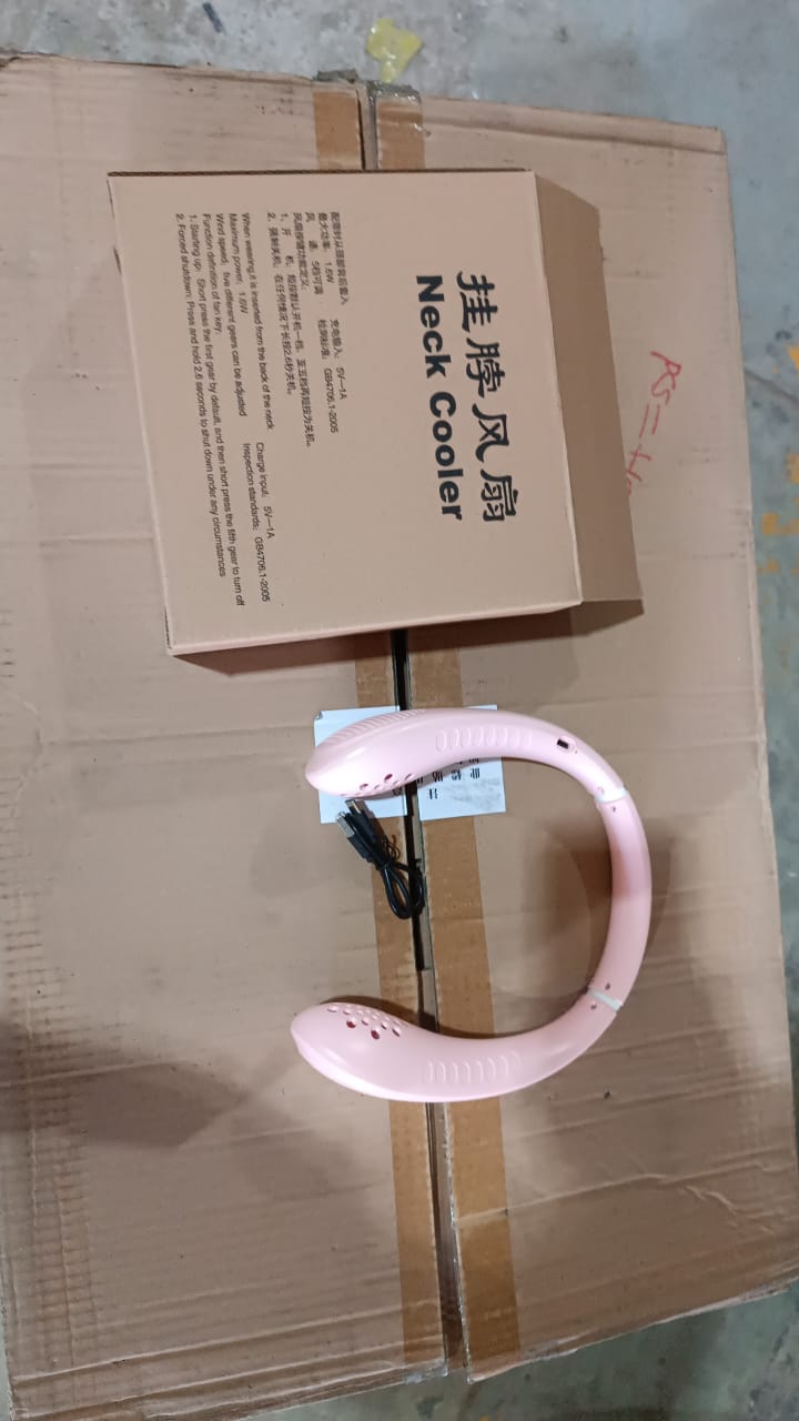 USB powered neck fan