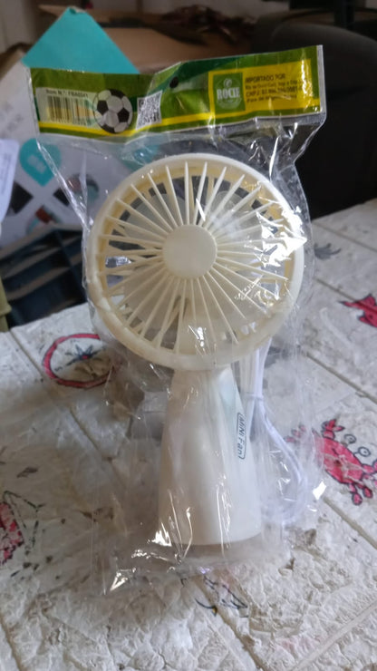 Mini Handheld Fan Portable Rechargeable Easy to Carry for Home Office  1 Pc