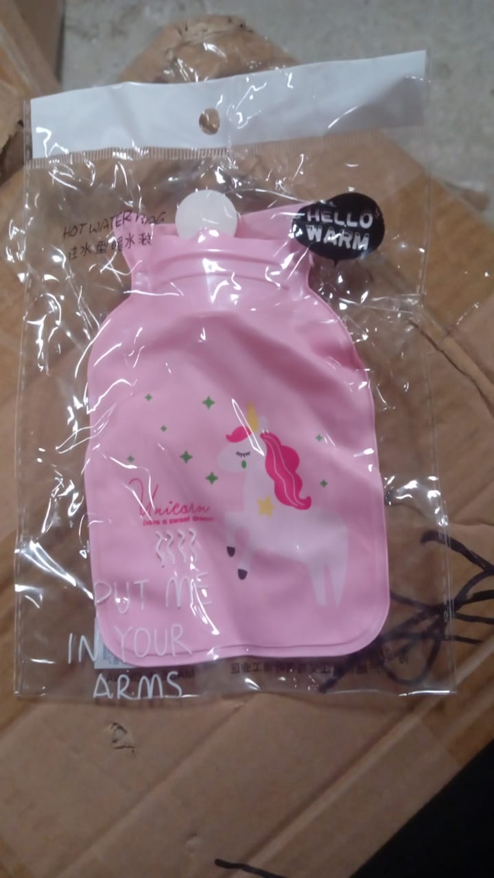 Mix-Design Printed Small Hot Water Bag – Leak-Proof Hot/Cold Therapy Pain (1 Pc)