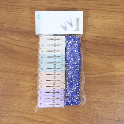 Outdoor drying rope