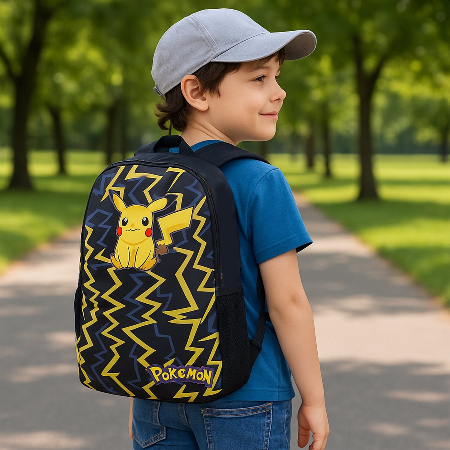 Cartoon Character School Bag Combo Set for Kids (3 Pc)