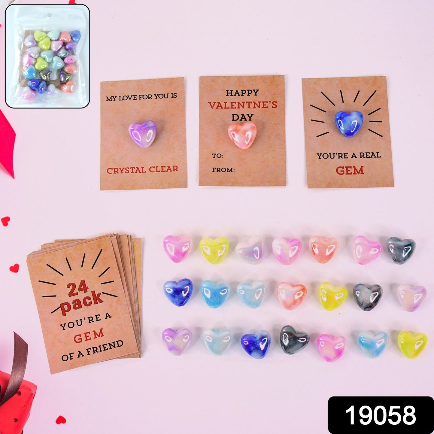 Sweet Heart Sparkle Stone
